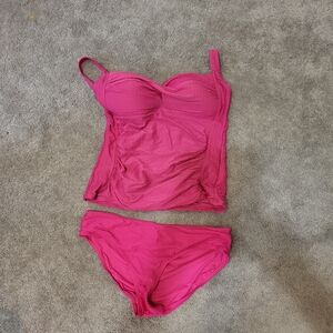 Vibrant Pink Women's Bikini Set